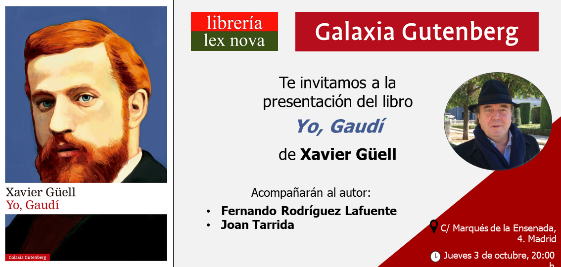 Xavier Güell presentará con nosotros su nueva obra
