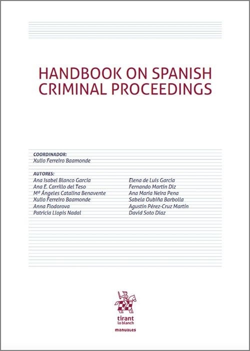 Handbook on spanish criminal proceedings