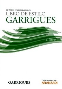 Libro de estilo Garrigues (rústica)