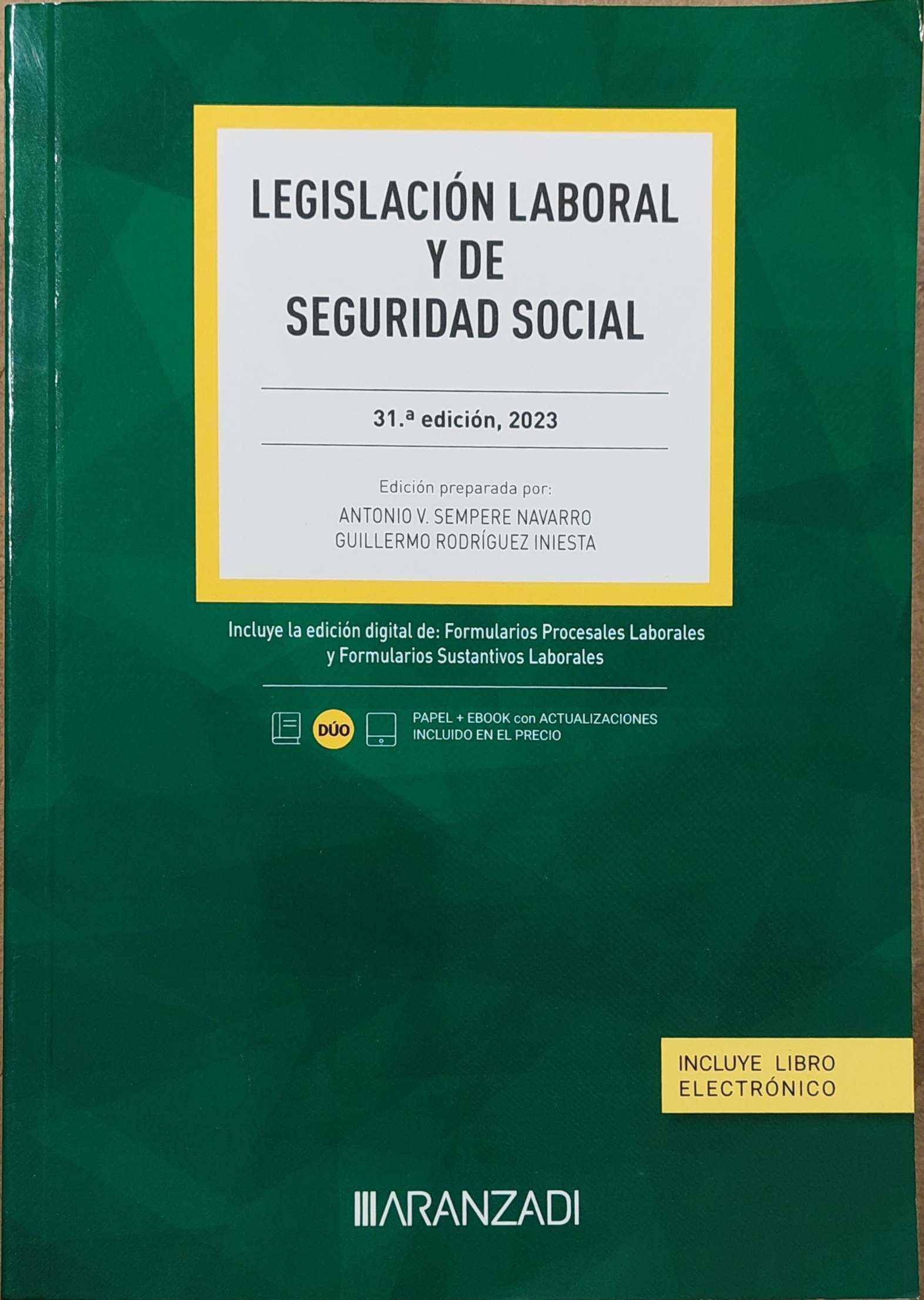 Legislacion laboral y de seguridad social