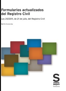 Formularios actualizados del Registro Civil