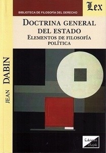 Doctrina General del Estado. Elementos de filosofía política
