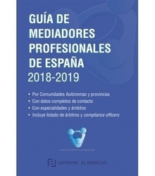 Guía de mediadores profesionales de españa 2018-2019