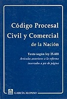 Codigo Procesal Civil y Comercial de la Nacion Argentina