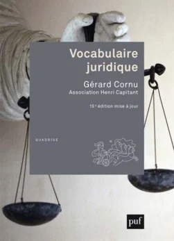 Vocabulaire juridique, 15e édition