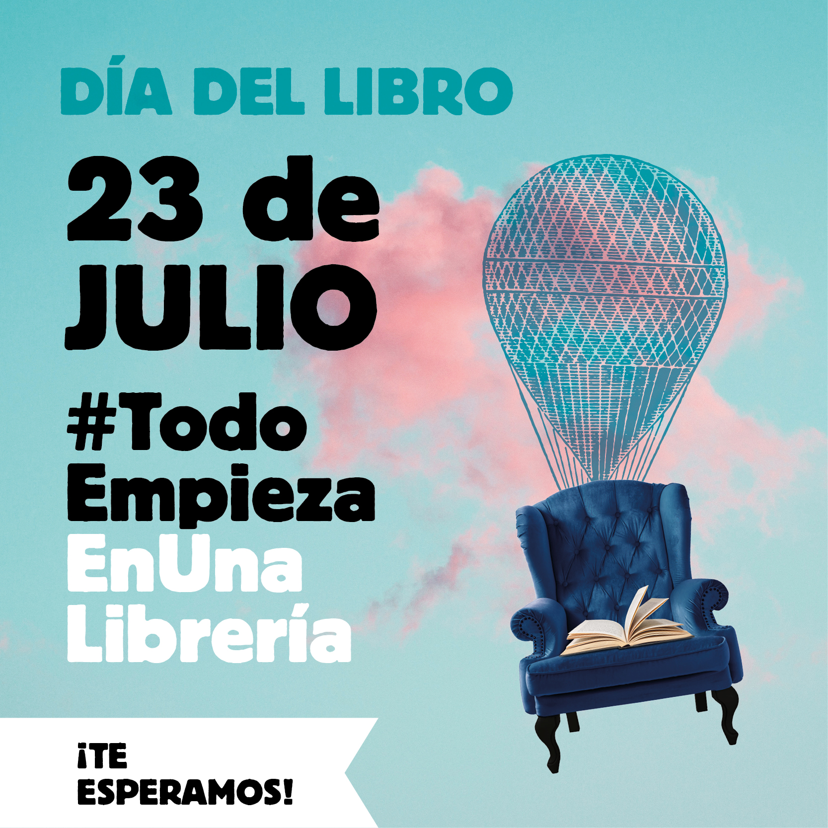 El próximo 23 de Julio celebramos el día del Libro