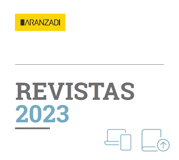 Catálogo de revistas 2023 de editorial Aranzadi