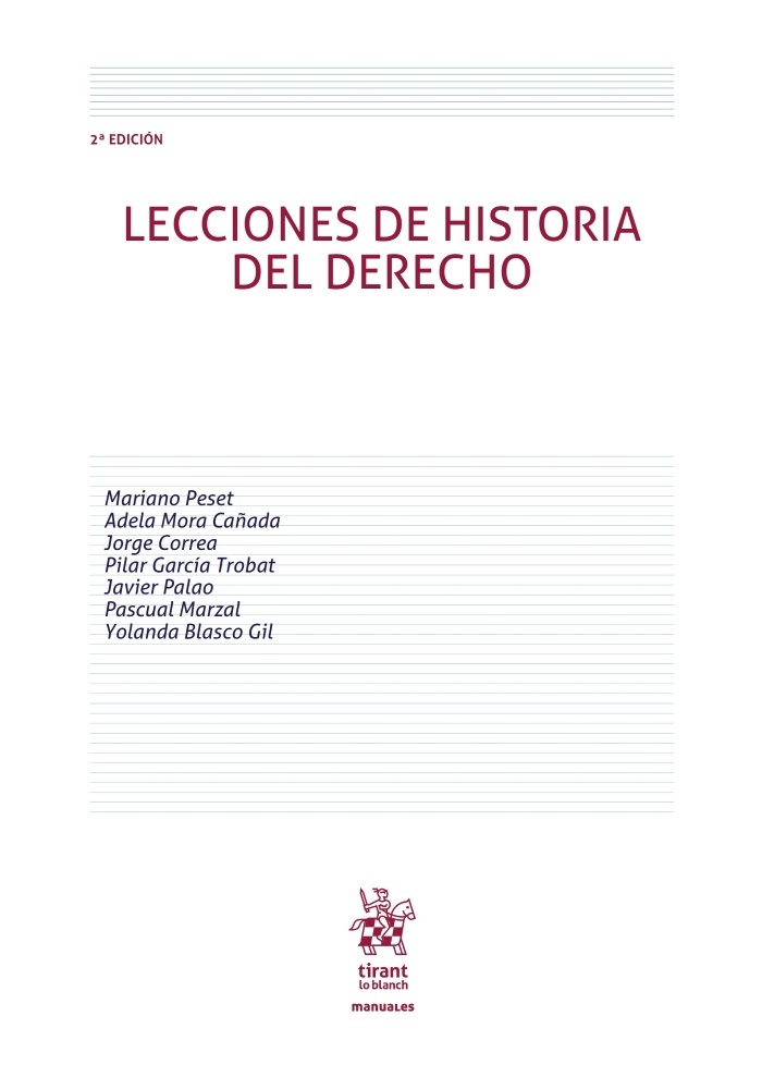 Lecciones de historia del derecho