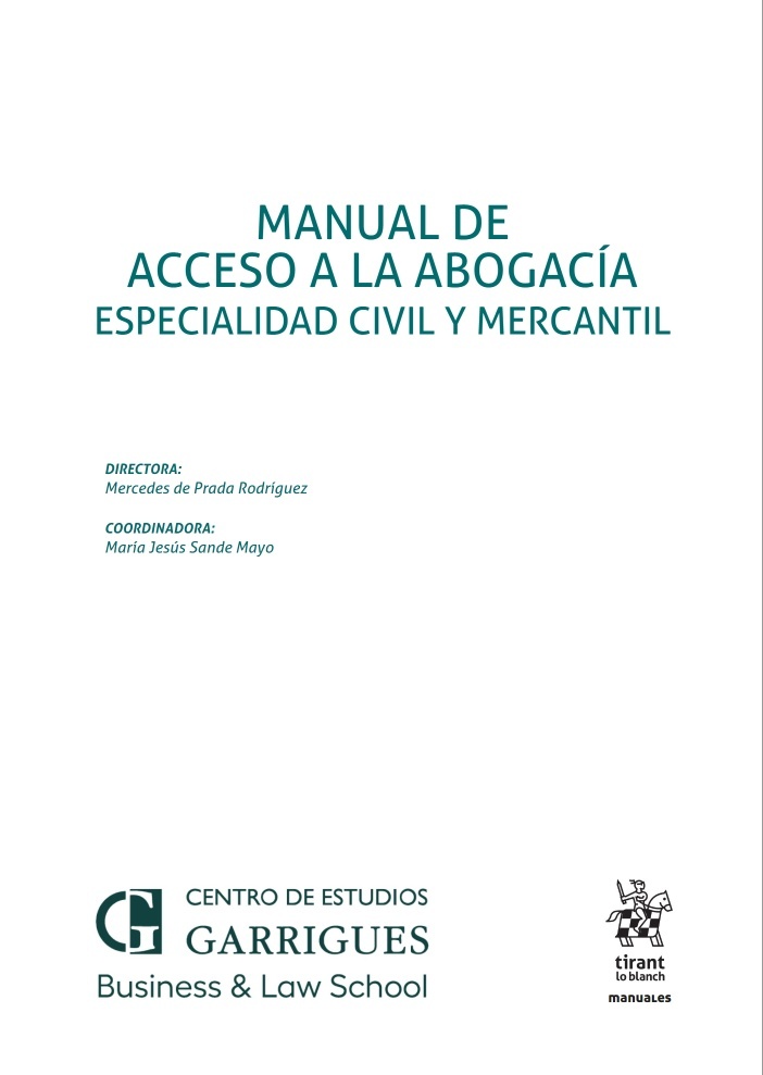 Manual de acceso a la abogacía. Especialidad civil y mercantil