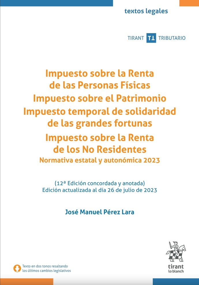 Impuesto sobre la Renta de las Personas Físicas, Impuesto sobre el Patrimonio, Impuesto temporal de solidaridad