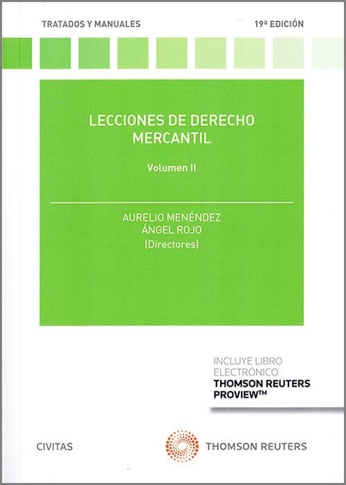 Lecciones de Derecho Mercantil. Vol. 2