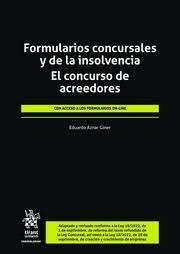 Formularios concursales y de la insolvencia . El concurso de acreedores