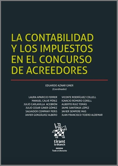 Contabilidad y los impuestos en el concurso de acreedores