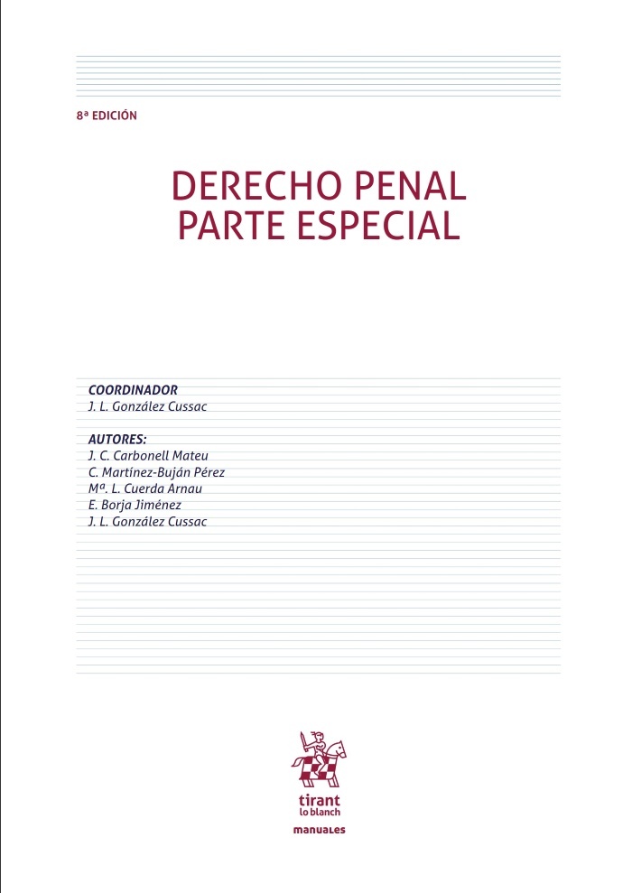 Derecho penal. Parte especial