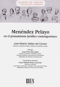 Menéndez Pelayo en el pensamiento jurídico contemporáneo