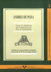 Fuero de hidalguía "Ad pragmaticas" de Toro &amp; Tordesillas