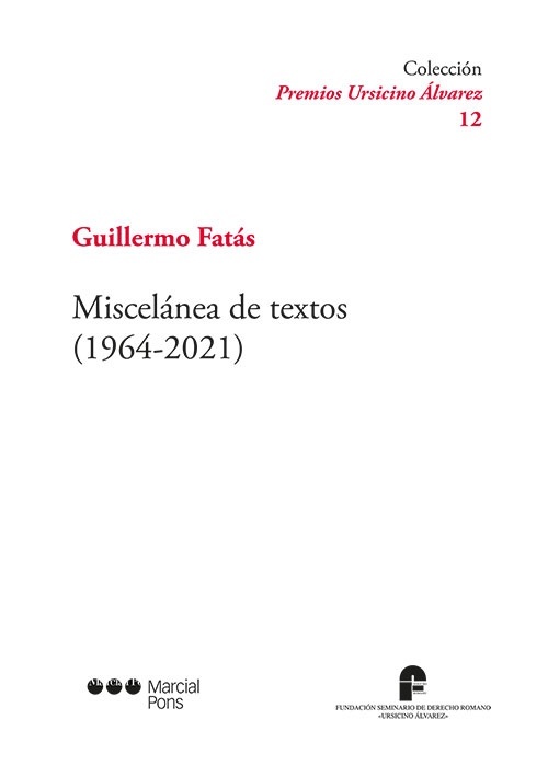 Miscelánea de textos (1964-2021)