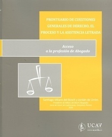 Prontuario de cuestiones generales de derecho, el proceso y la asistencia letrada