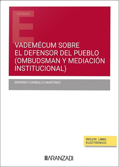 Vademecum sobre el defensor del pueblo (ombudsman y mediacion institucional y ombudsman