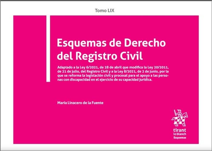 Esquemas de Derecho del Registro Civil. Tomo LIX