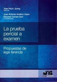 Prueba pericial a examen, La "Propuestas de lege ferenda"