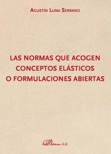 Normas que acogen conceptos elásticos o formulaciones abiertas, Las