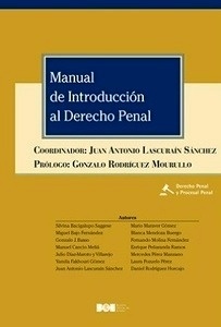Manual de introducción al derecho penal.