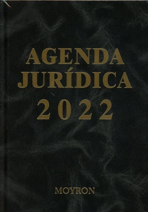 Agenda jurídica Moyron 2022. Gris oscuro