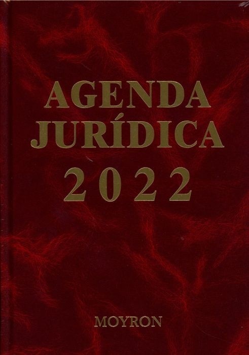 Agenda jurídica Moyron 2022. Granate
