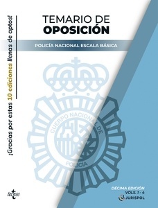 Pack Temario Oposición Escala Básica Policía Nacional