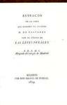 Leyes penales, Las (Pastoret) ". Extracto de la obra que escribió en francés M. de Pastoret con el título de Las leyes penales"