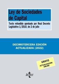 Ley de Sociedades de Capital "Texto refundido aprobado por RDL 1/2010, de 2 de Julio"