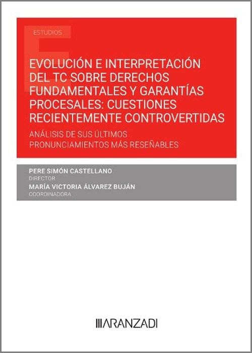 Evolucion e interpretacion del tc sobre derechos fundamentales y garantias procesales: "cuestiones recientemente controverrtidas. Análisis de sus últimos pronunciamientos más reseñables."