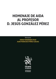 Homenaje de Aida al profesor D. Jesus González Pérez