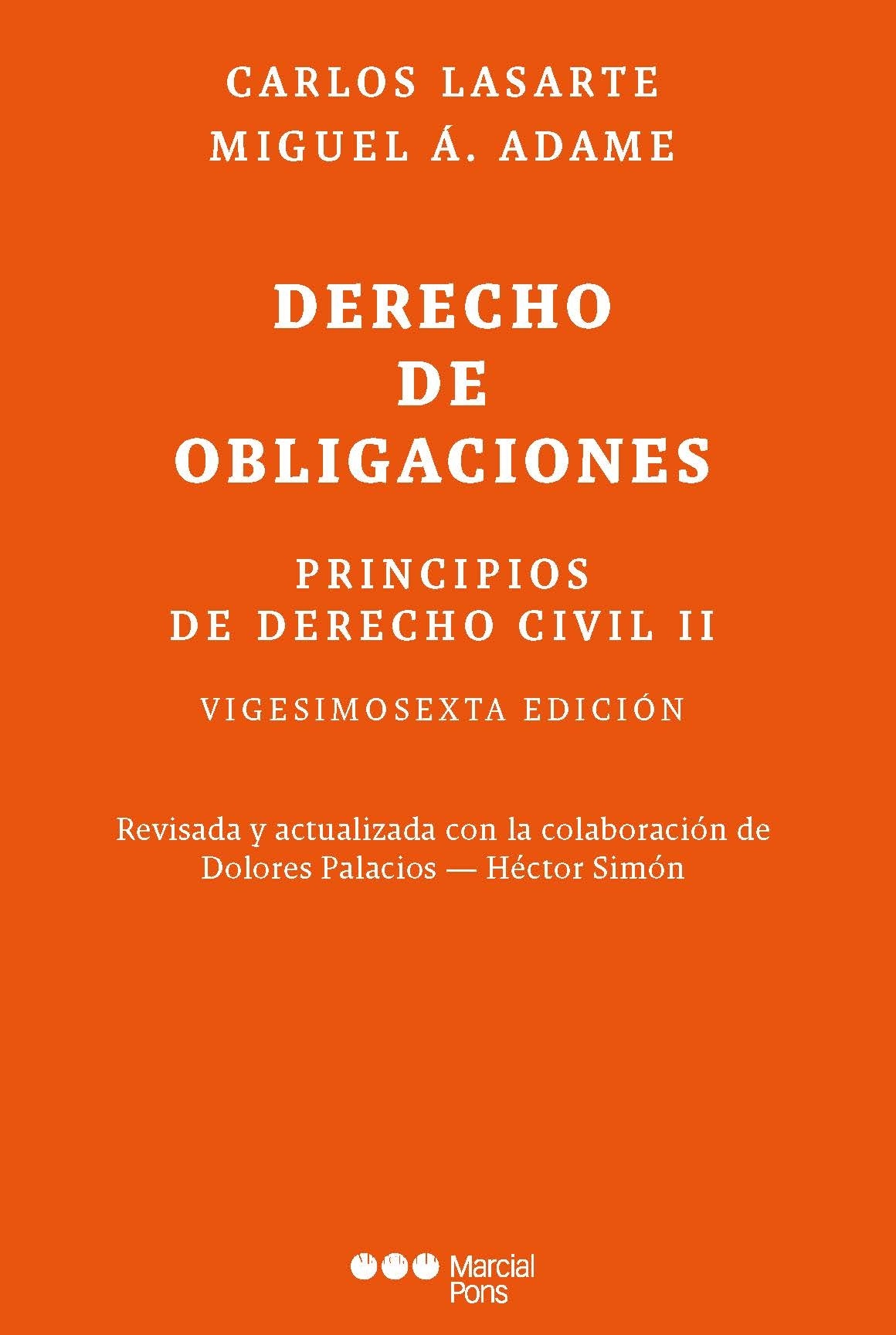 Principios de derecho civil. Tomo II "Derecho de obligaciones"