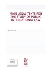 Main legal texts for the study of public international law