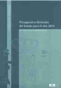 Presupuestos generales del estado para el año 2014 "Ley 22/2013, de 23 de diciembre 2013"