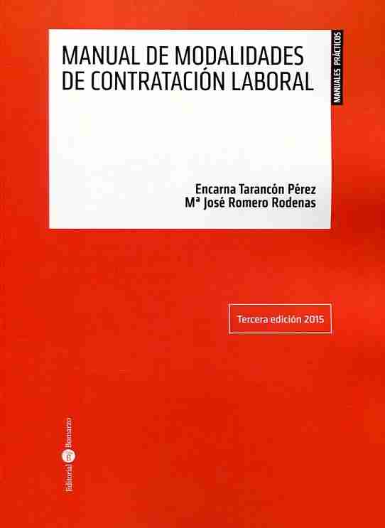 Manual de modalidades de contratación laboral