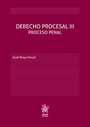 Derecho procesal III. Proceso penal