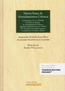 Nueva suma de arrendamientos urbanos (DÚO) "Comentarios a Ley 29/1994, 24 de Noviembre, Arrendamientos Urbanos, adaptada al RD Ley 7/2019,1 de Marzo, de medidas urgentes en materia de vivienda y alquiler"