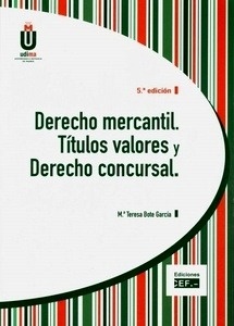 Derecho mercantil. Títulos valores y derecho concursal
