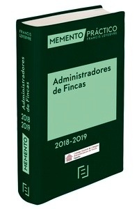 Memento Administradores de Fincas 2018-2019 Edición Especial CGCAFE