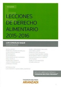 Lecciones de derecho alimentario 2015-2016