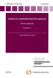 Derecho administrativo básico. Parte especial. (dúo) Vol.II