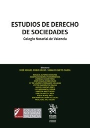Estudios de Derecho de Sociedades "Colegio Notarial de Valencia"