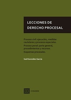 Lecciones de Derecho procesal. "Proceso civil: ejecución, medidas cautelares y procesos especiales. Proceso penal: parte general, procedimientos y recursos. Esquemas procesales."