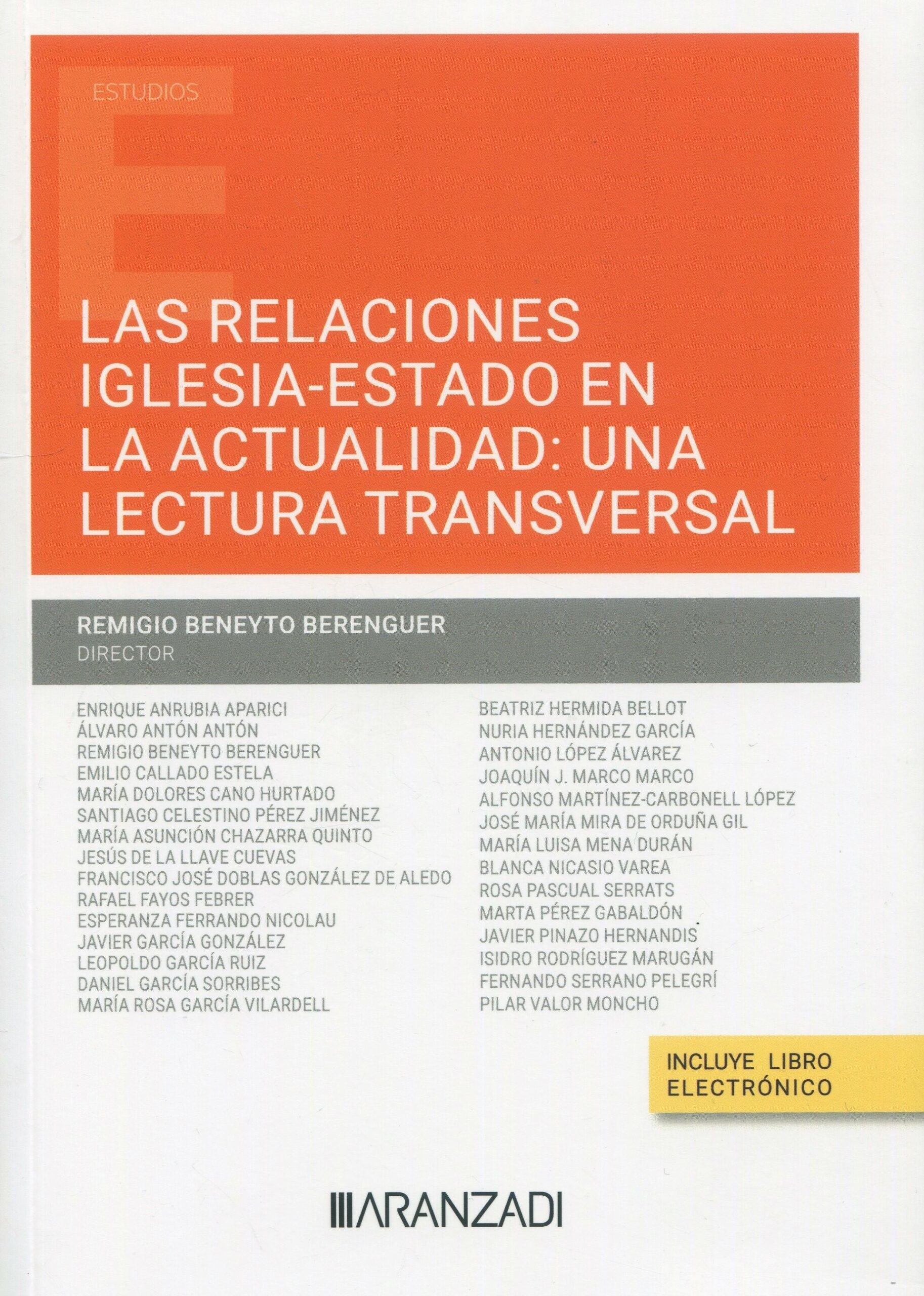 Las relaciones Iglesia-Estado en la actualidad: una lectura transversal (Papel + e-book)