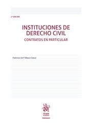 Instituciones de Derecho Civil "Contratos en particular"
