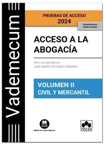 Vademecum Acceso a la abogacía. Volumen II. Civil y mercantil