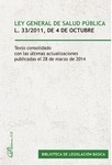 Ley General de Salud Pública. Ley 33/2011, de 4 de octubre